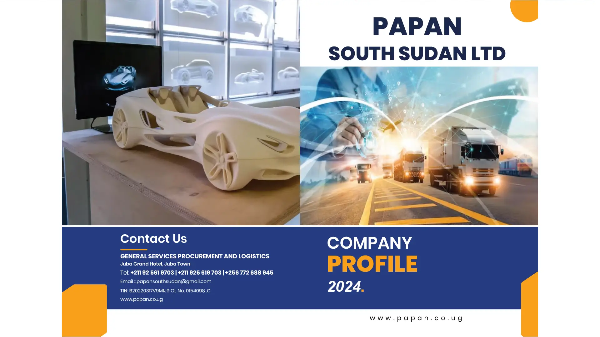 PAPAN South Sudan Ltd 2024 Procurement and Logistics Company Profile