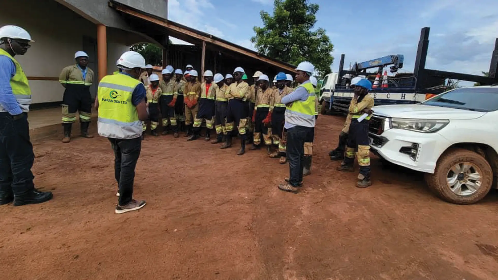 PAPAN field team preparing for site operations