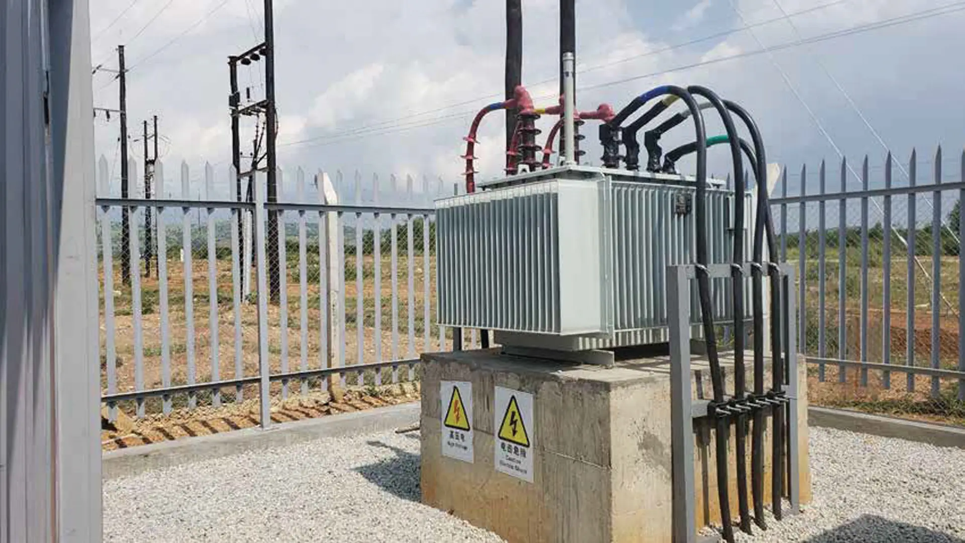 Electrical transformer installation project
