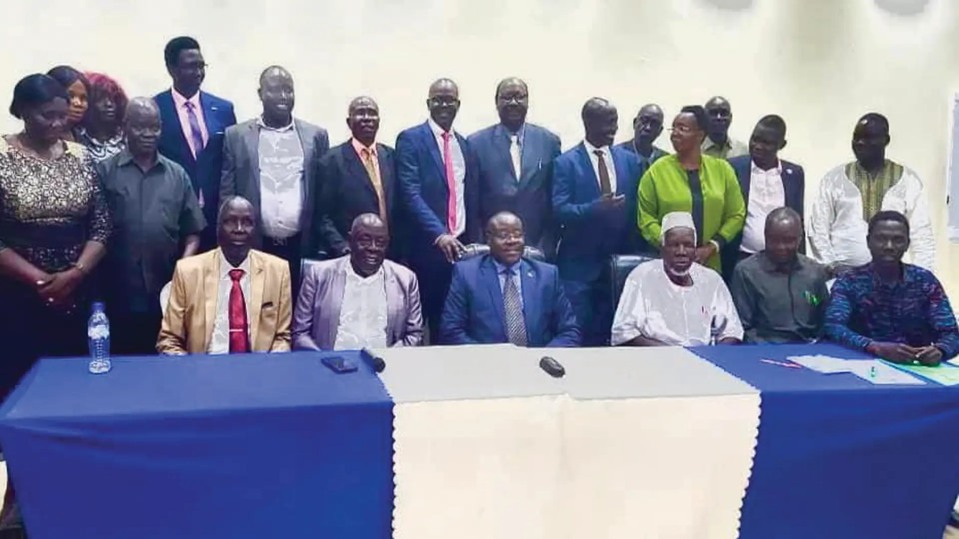 Participants during a governance and institutional strengthening workshop